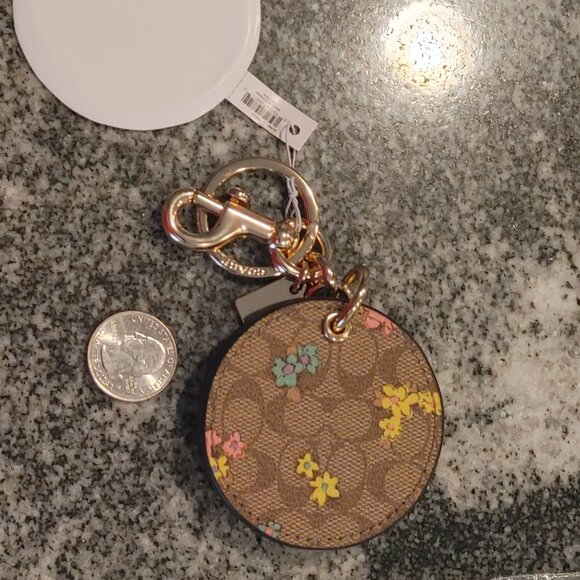 Coach Signature Key Chain - Mirror - Bag Charm, Fob (multicolor) - Picture 10 of 16